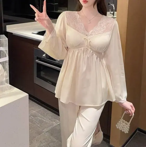 Pyjama en satin H196