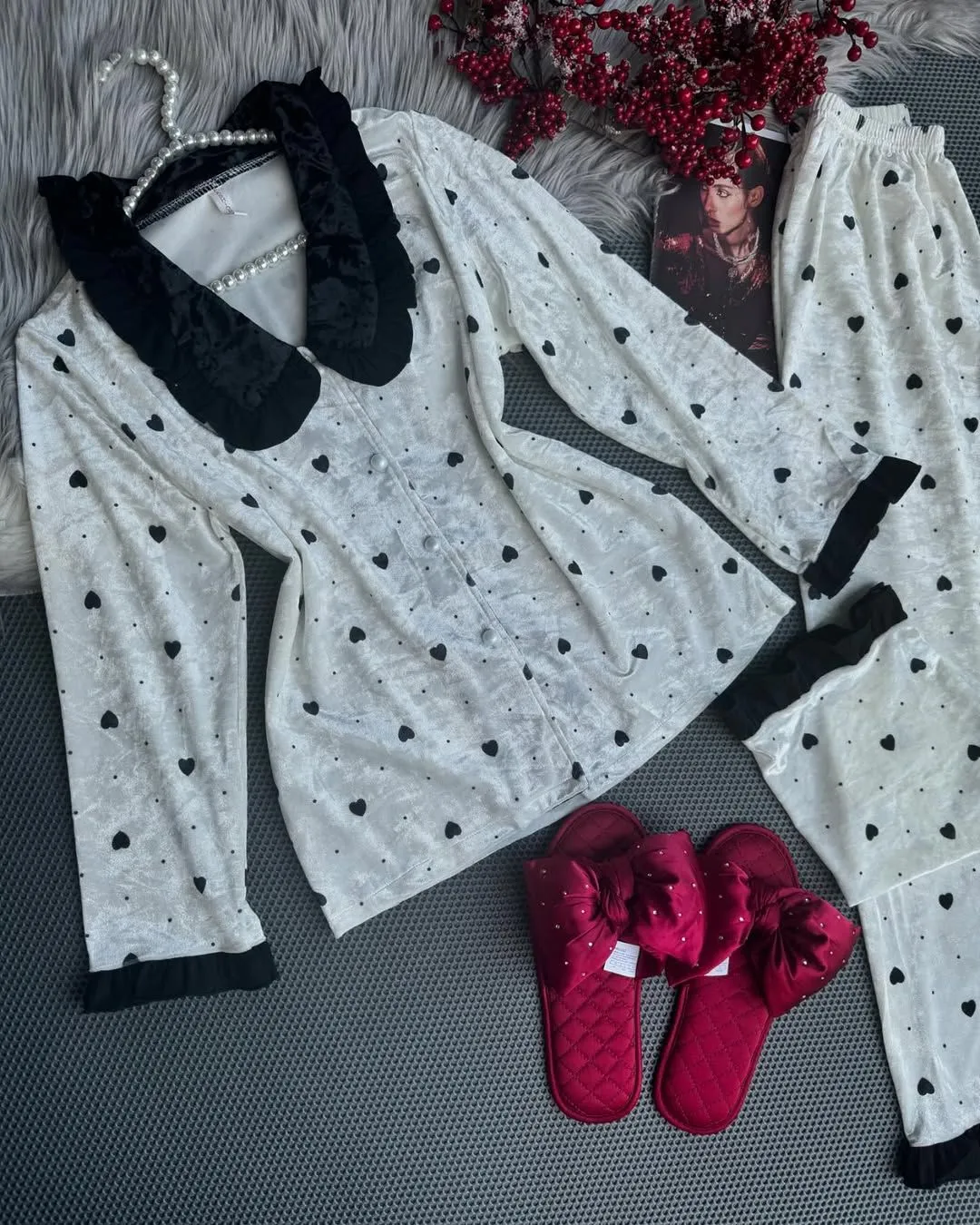 Pyjama en velours H179