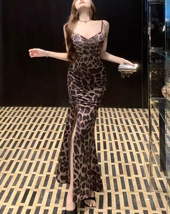Robe léopard H197